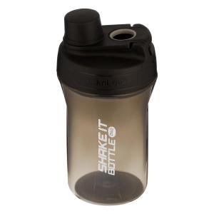 LocknLock HAP943LGRY Shake It Bottle Pro, Protein Shaker Cup for Shakes, Mixes, Pre Workout, Gym, Fitness, Sports, Travel, BPA-Free Plastic, Leakproof, Portable, with Lid and Handle, 22 oz, Off White(Black)