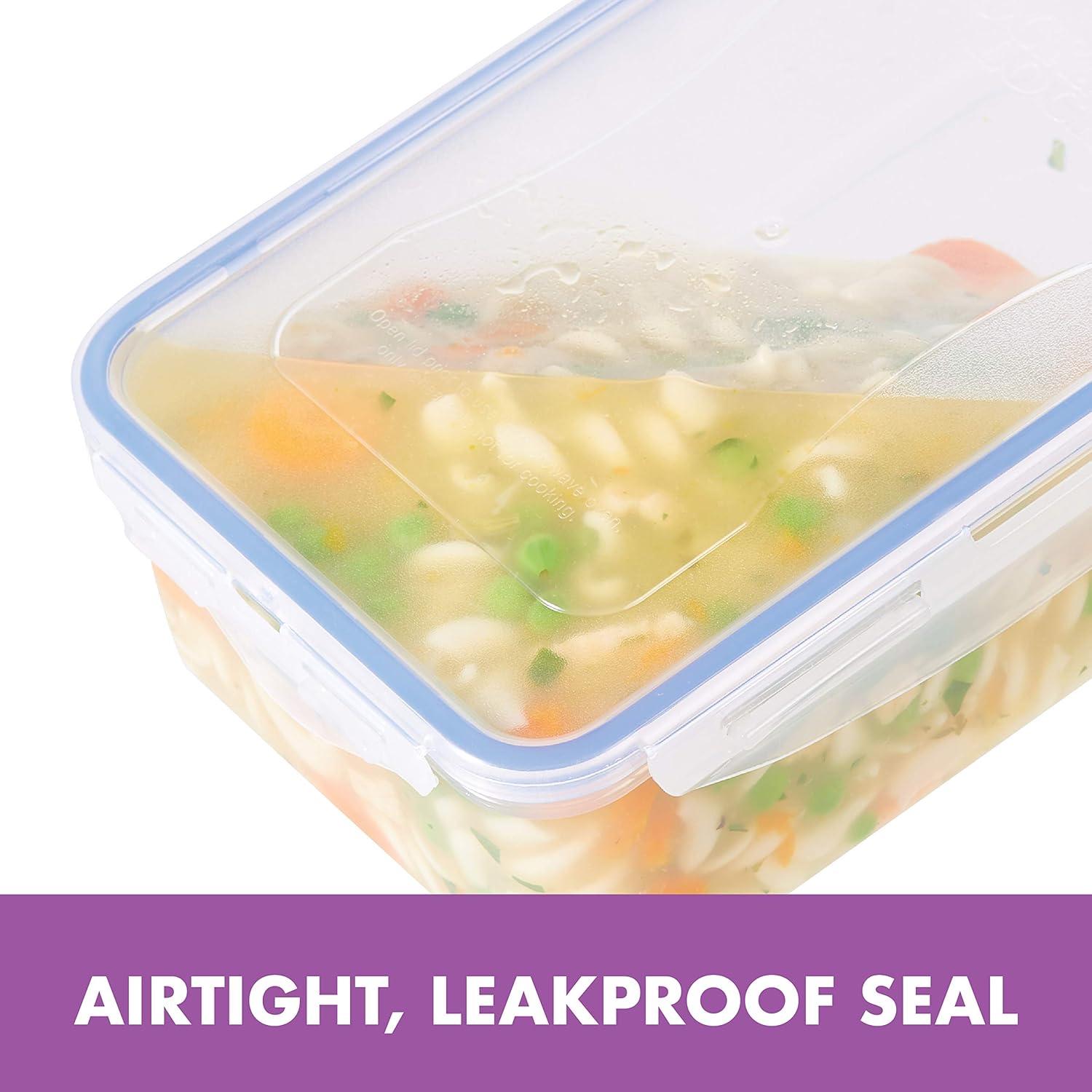 image:imageLocknLock Easy Essentials Container Food Storage Bin Set 6 Piece Clear6 Piece