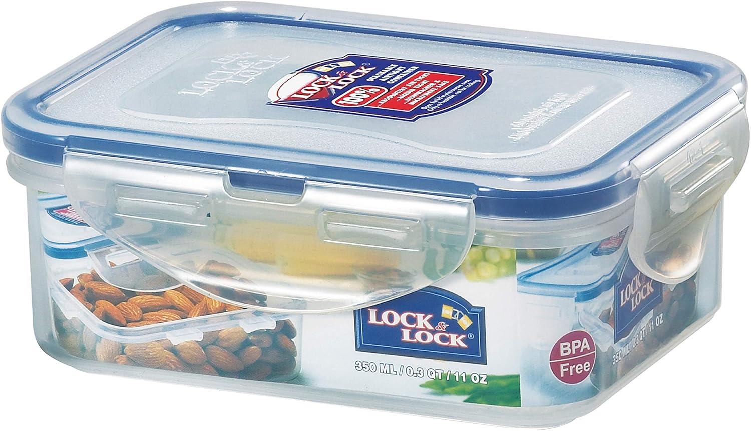 image:imageLocknLock Easy Essentials Container Food Storage Bin Set 6 Piece Clear6 Piece
